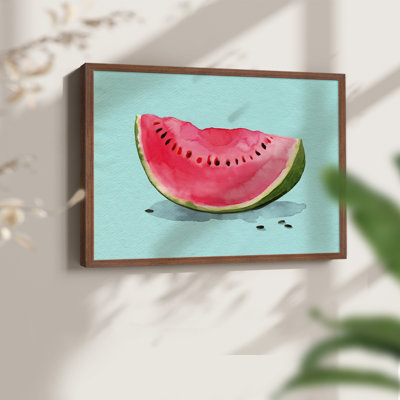 Summer Watermelon I - Reproduction encadrée - Restickable