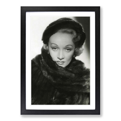 Marlene Dietrich Framed Photographic - Framed Print