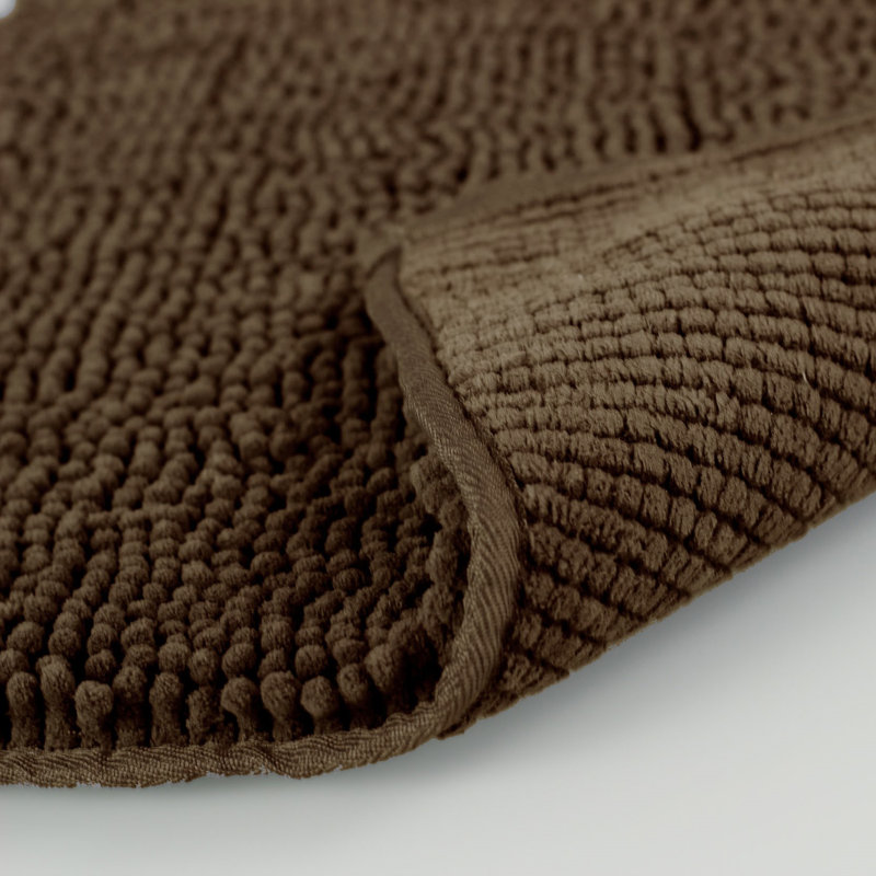 Non-Slip Bath Rug - Basics by Wayfair™, Mocha
