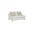 Haley Upholstered Loveseat with Pillows, White