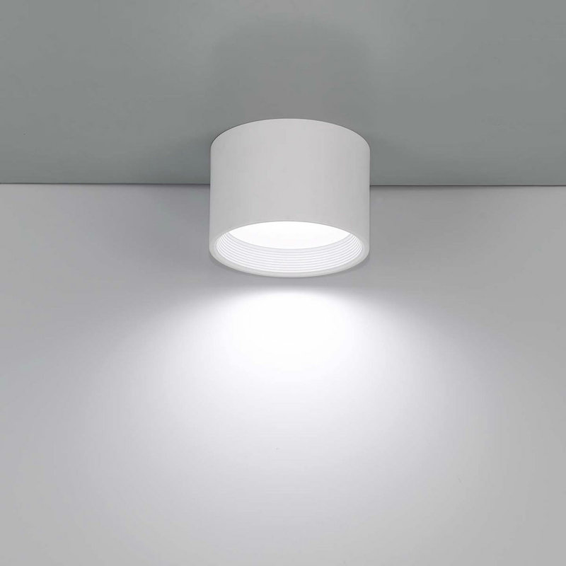 benton LED Flushmount - Small, White, 1-Light