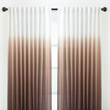 Carolie Ombre Semi-Sheer Rod Pocket Curtains