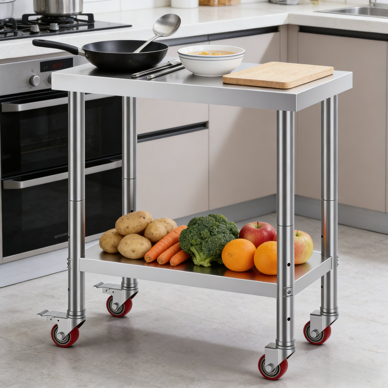 30x18x34 Inch Stainless Steel Work Table