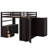 Full Loft Bed With Drawers,Desk And Wardrobe-16928020