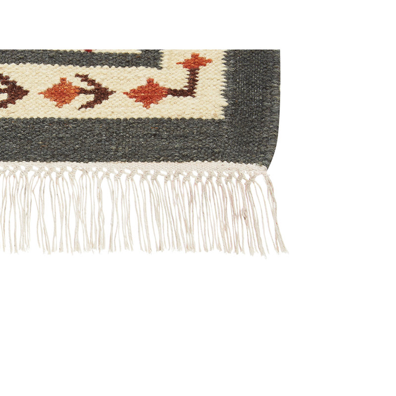 Foulger Southwestern Wool Hand Woven Area Rug, Rectangle 200 x 300cm