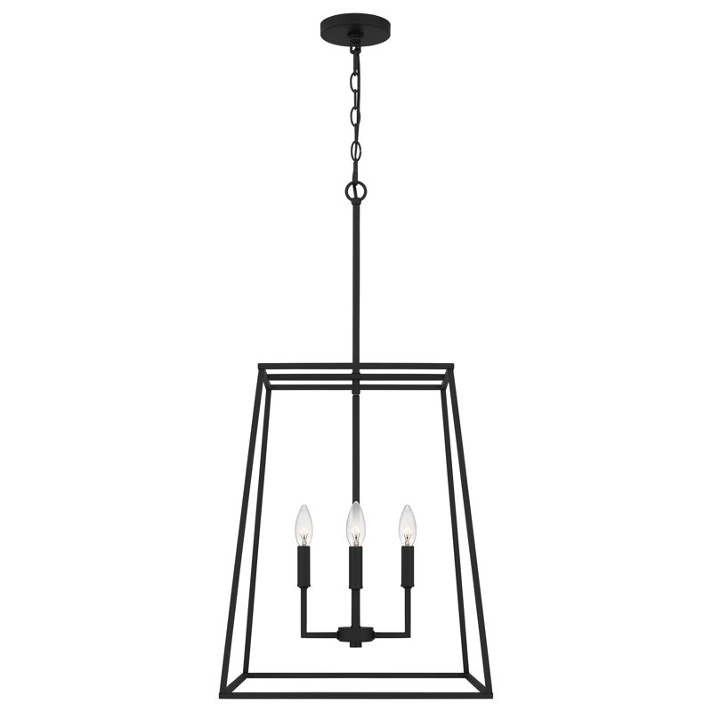 Nargesh 4 - Light Single Pendant, Matte Black