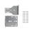 2.06'' Center Mount Metal Drawer Slide