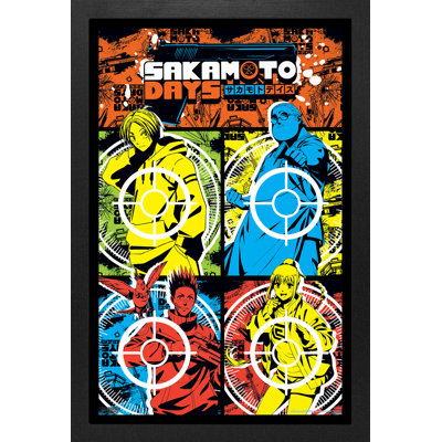 Sakamoto Days - Neon Punk 11x17 Gel-Coat Framed Print
