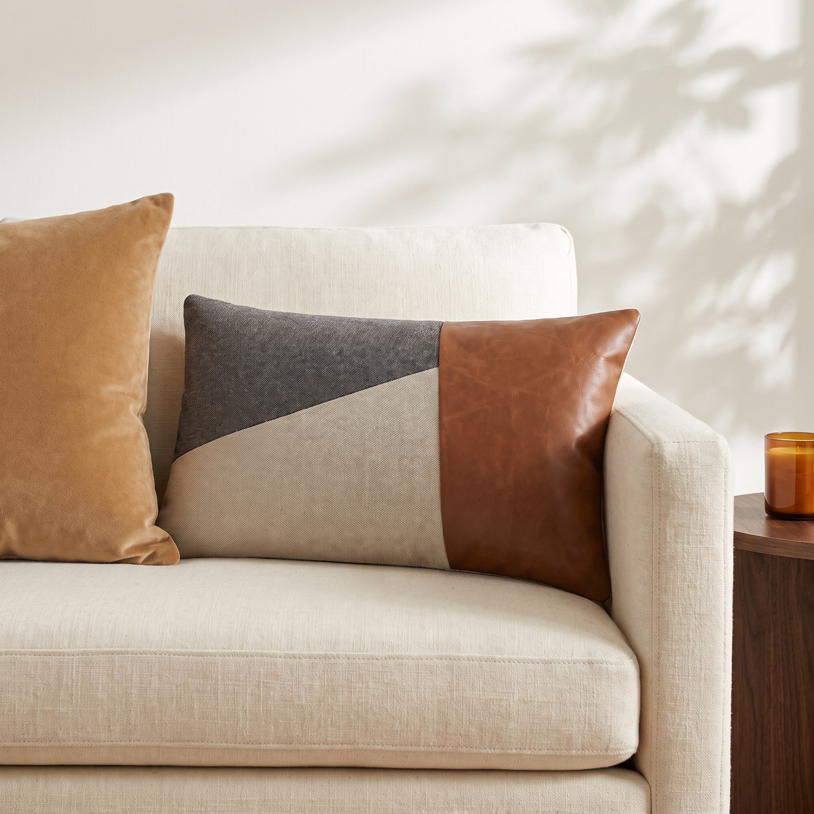 Tawny 20" x 12" Throw Pillow, Down