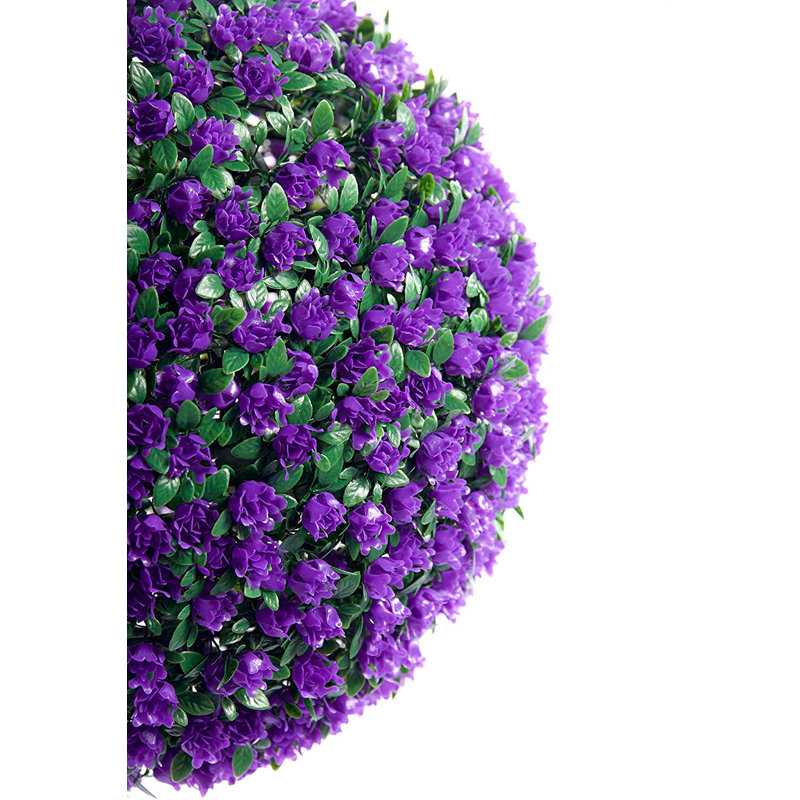 Faux Plant, Purple, 38cm H x 38cm W x 38cm D