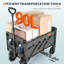 Chariot pliable avec capacité de poids de 220 lb-115214197