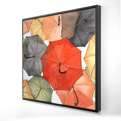 «The Umbrellas Of Petit Champlain» sur toile