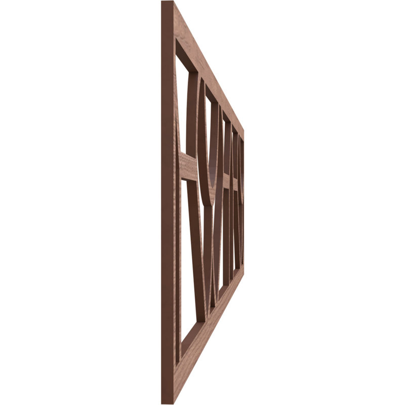 Moulure de panneau de bouleau Whitechapel, Noyer, H 12 po x l 47 po x P 0,375 po