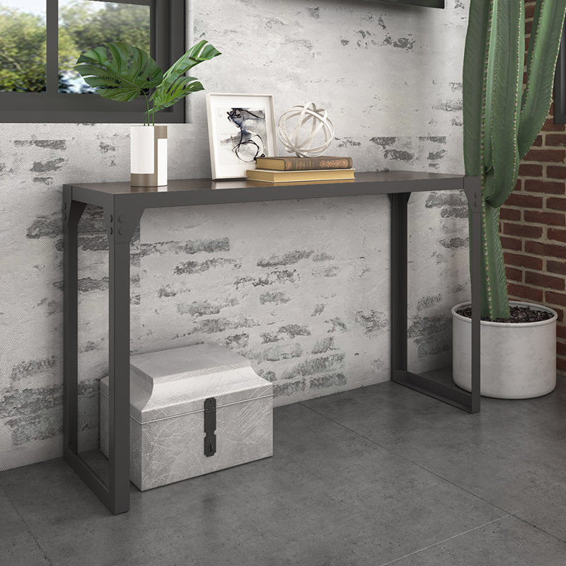 Console Pacie 47,75 po, Chêne brun / gris