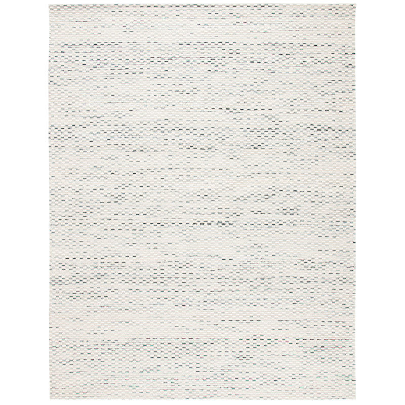  Tapis abstrait en laine / coton tissé à la main Laureldale, Rectangulaire 8 pi x 10 pi