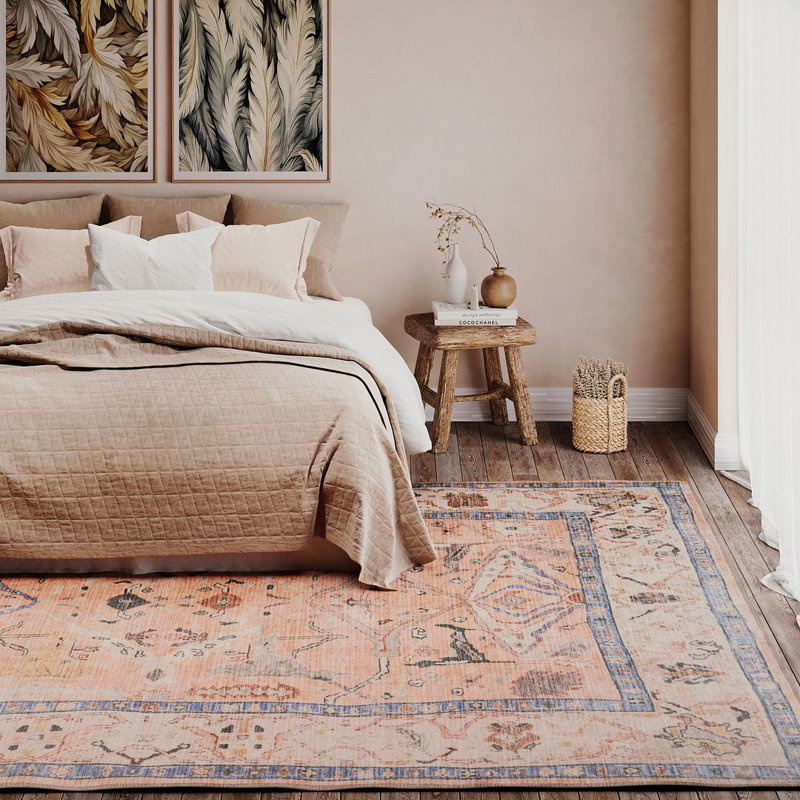 Vintage Look Area Rug, Rectangle 160 x 230 cm
