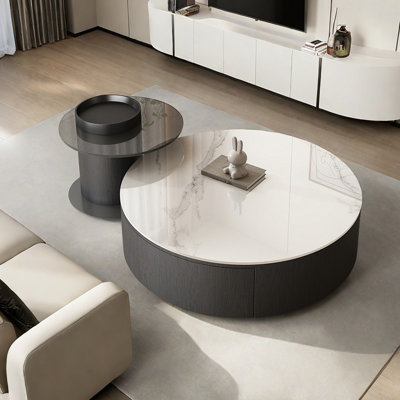 Table basse moderne simple ronde