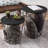 End Tables Set of 2 - Nesting Tables with Removable Wood Tops and Metal Basket Bases for Blanket Storage - Round Side Pieces for Living Room, Bedroom, or Home Office by Lavish Home (Black)-44842581