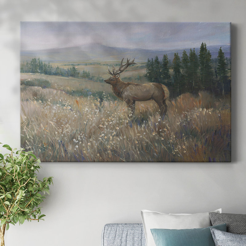 «Western Wildlife II», toile tendue avec châssis, H 12 po x l 18 po