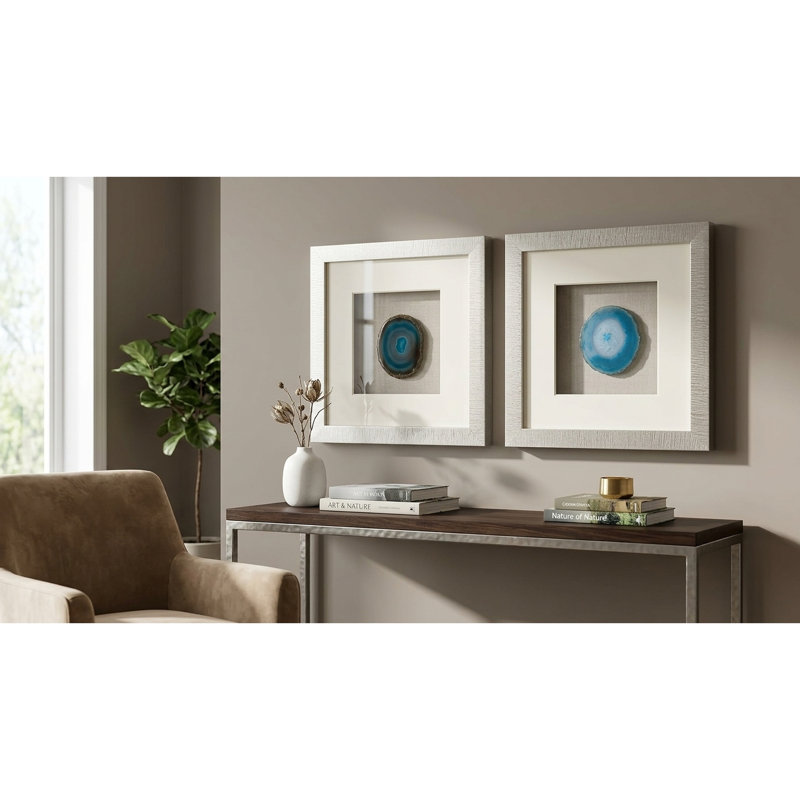 Handmade Glam Abstract Wall Decor on Stone