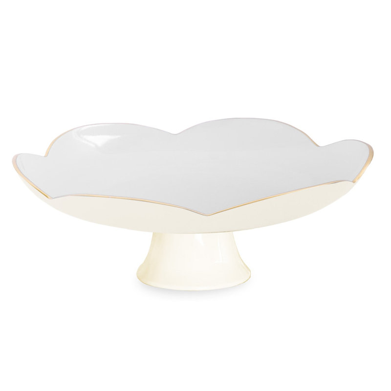 Encanto Amelia Cake Stand, Cream/White