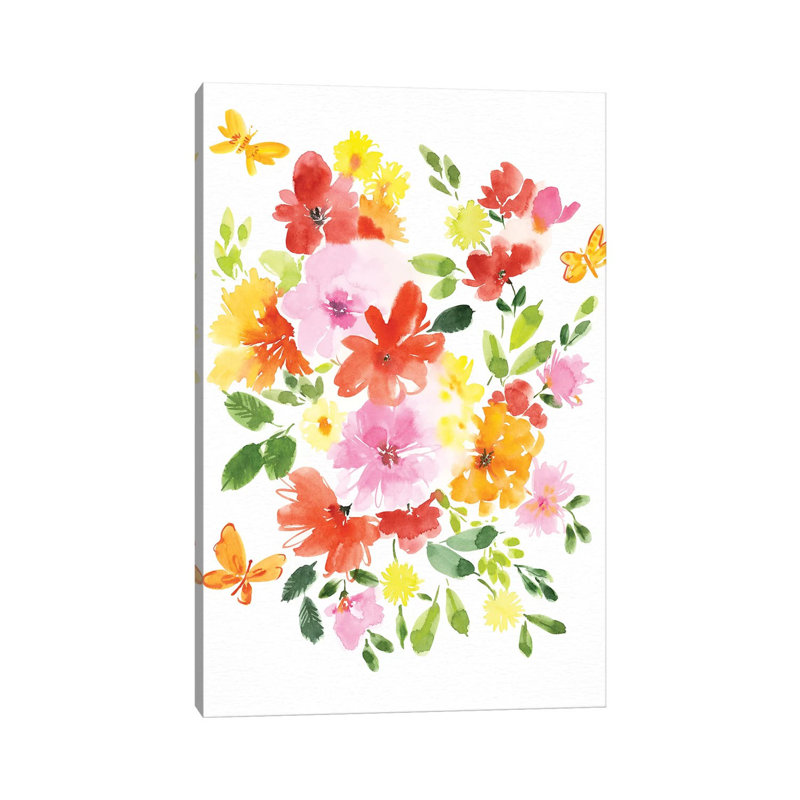 Joyful Life I - Print on Canvas, 45.72cm H x 30.48cm W x 1.91cm D, Wrapped Canvas