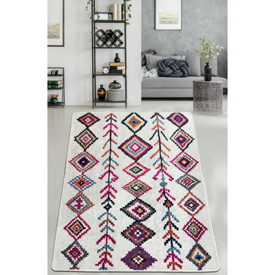 Soft Hall Carpet (31.5 x 39.4 in), 100% Polyester, Pile Height: 0.4 in | Antibacterial, Non-Slip Underside, Machine Washable | Durable 700 g/m² | Ideal for Living Room, Bedroom, Easy Care & Stylish Design