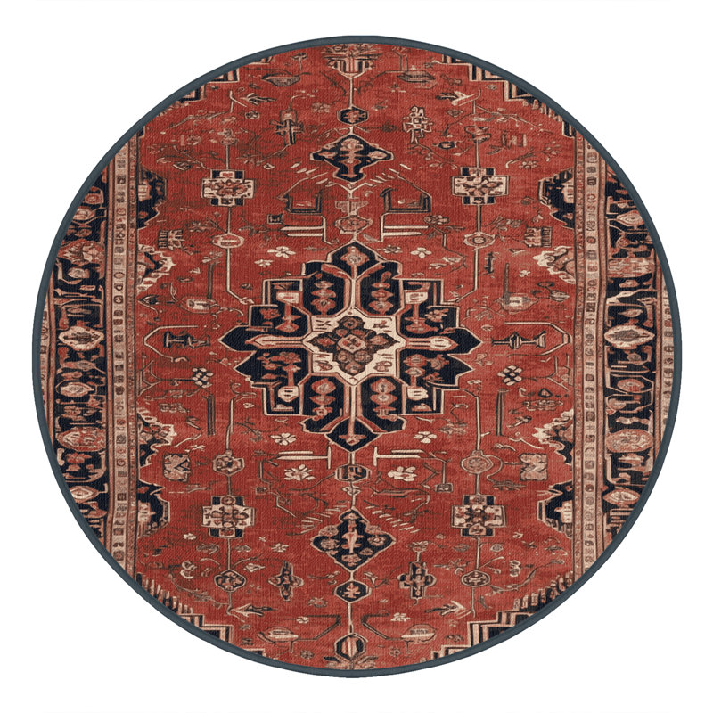Tapis brun lavable à la machine