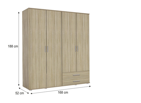 Rauch Rasant 4 Door Wardrobe | Wayfair.co.uk