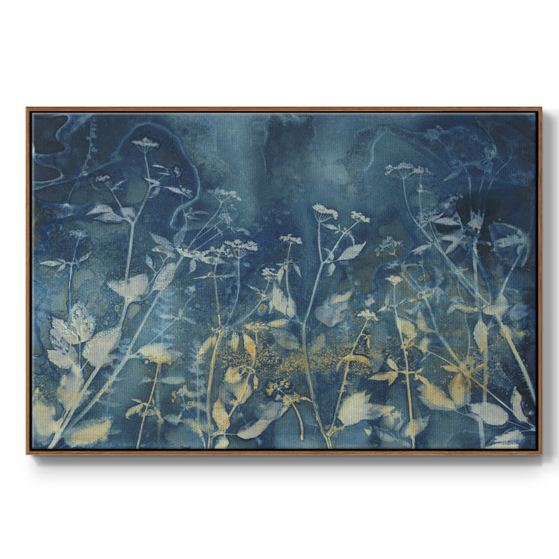 Irresistable - reproduction de cadre flottant sur toile, H 17 po x l 25 po x P 2 po, Noyer