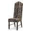 Manhattan Seating Upholstered Side Chair in Black/Beige