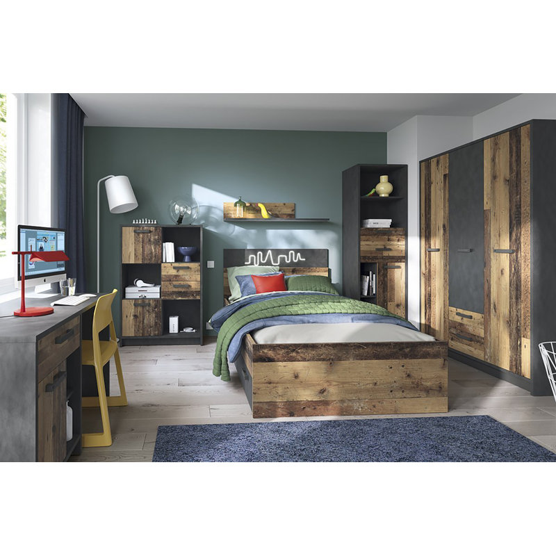Dennett Bookcase of laminated Chipboard 16 mm