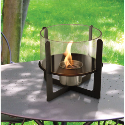 Andreas Metal Bio-Ethanol Outdoor Tabletop Fireplace
