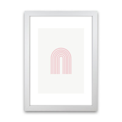 Mila Pink Rainbow N8 by Pixy Paper - Print