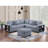 4-Piece Sectional Set W/ Ottoman-1159424798
