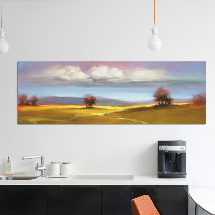 «Landscape CVI», reproduction sur toile, H 20 po x l 60 po x P 1,5 po, Toile tendue