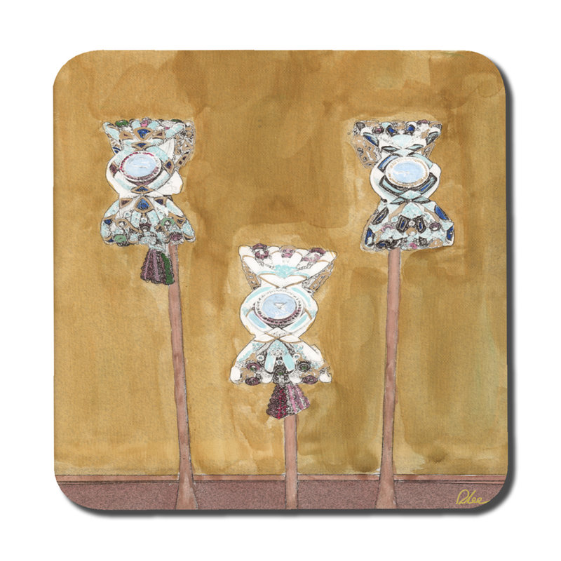 Square 6 Piece Coaster Set