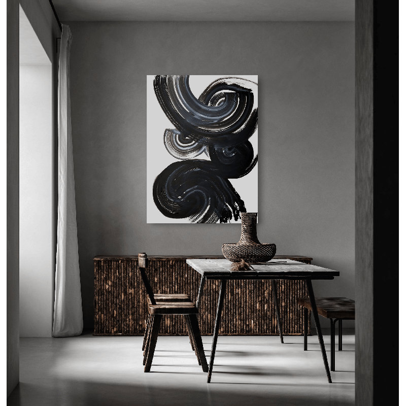 Current I On Giclee Canvas Hand Embellished Art, 40" H x 30" W x 1.5" D, Wrapped Canvas