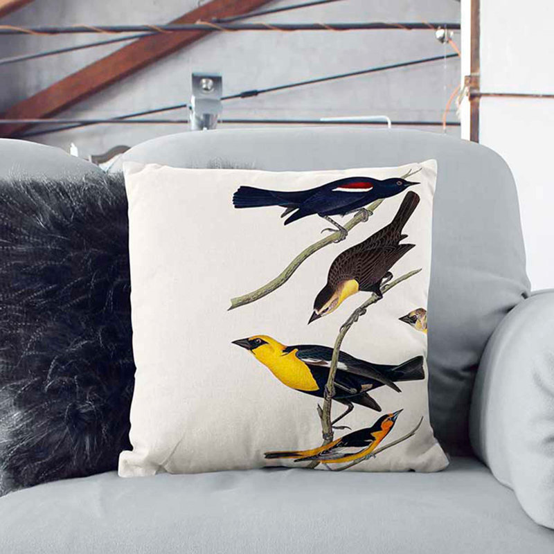 Square Throw Cushion, 55cm H x 55cm W x 20cm D