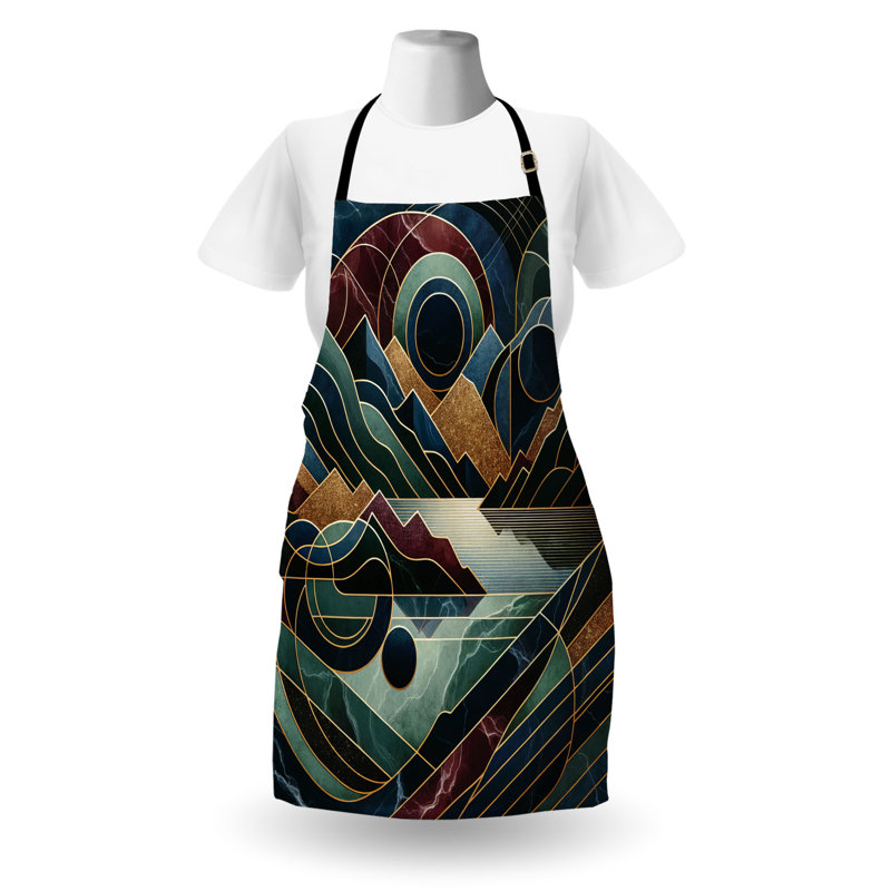No Pattern Bib Apron