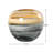 Manzer 7" Mouthblown Colored Amber Glass Table Vase-329916487-329916485
