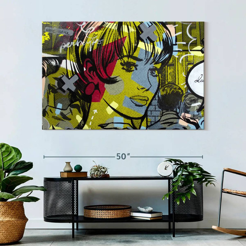 Leisha Man Hunter, 34" H x 51" W