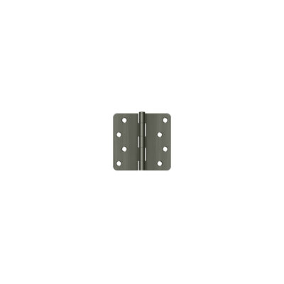 Charnière Deltana S44R4BK26 de 4 po x 4 po x 1/4 po, de style résidentiel, en chrome poli