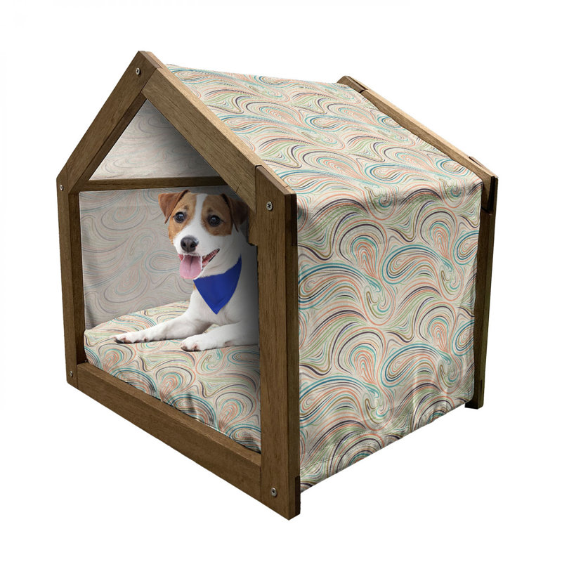 Niche pour chien en bois, H 22,44 po x l 23,62 po x P 17,72 po