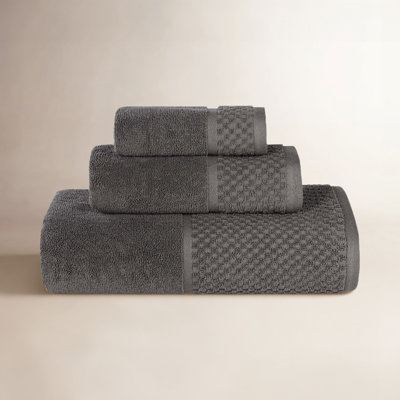 3-Piece Jacquard Cotton Towel Set