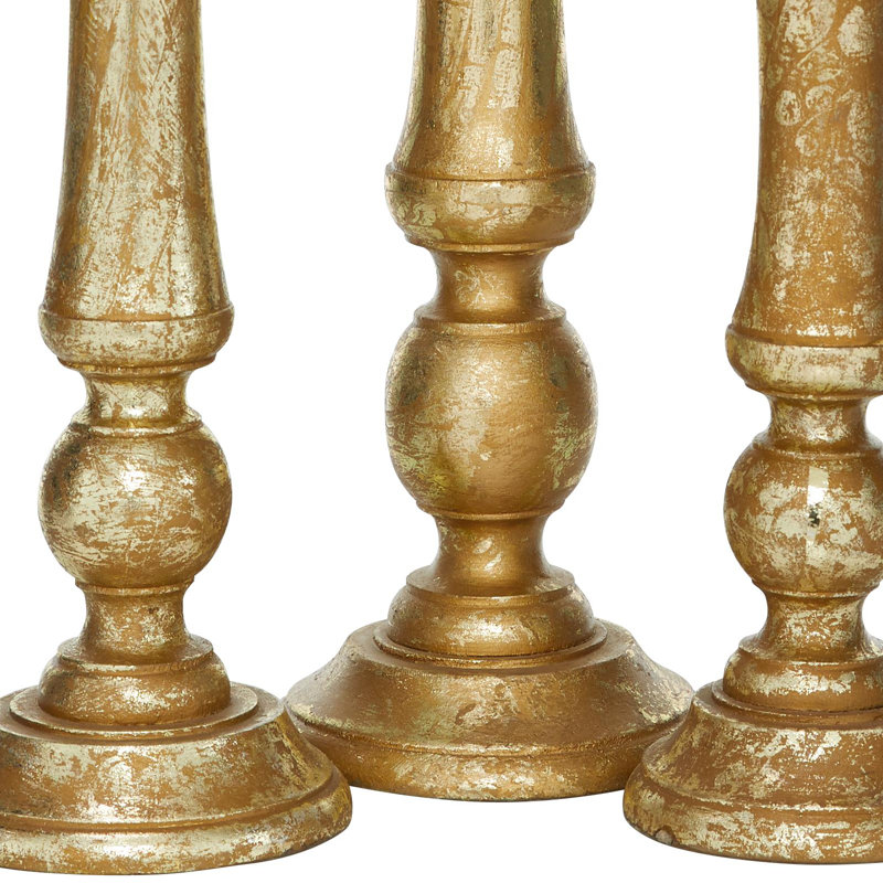 Aubreyann 3 Piece 15" Tabletop Holder Set, Gold
