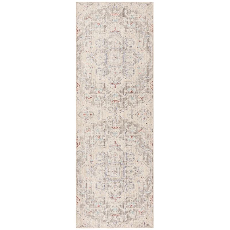 Tapis oriental Chauncey Performance, Tapis de couloir 3 pi x 12 pi