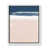 Toile avec cadre blanc