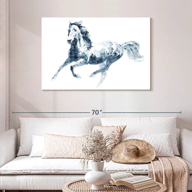 Brampt Sapphire Gallop II, 30" H x 45" W