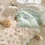 Ensemble de housse de couette en coton multicolore à volants-109792750-109792772